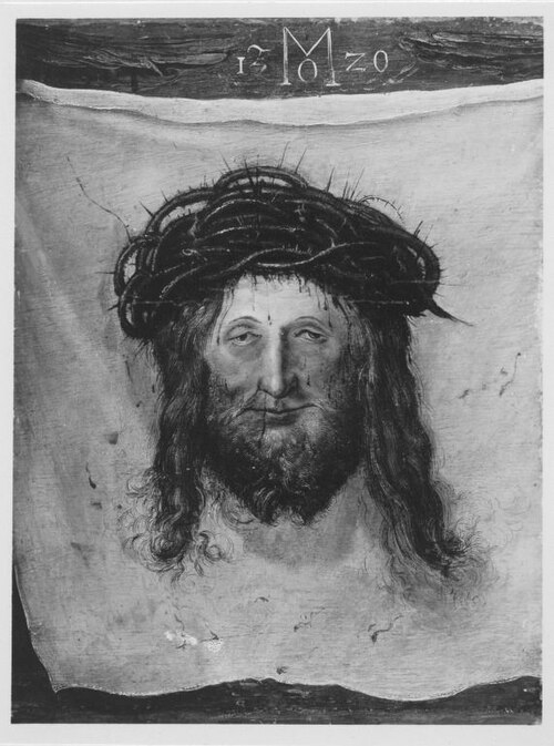 Schweißtuch der hl. Veronika, 1520, Michael Ostendorfer