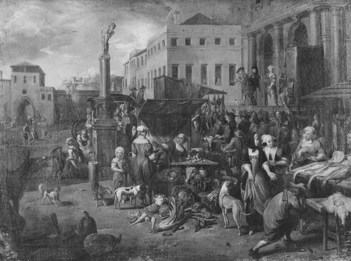 Market Scene, , Jan van Buken