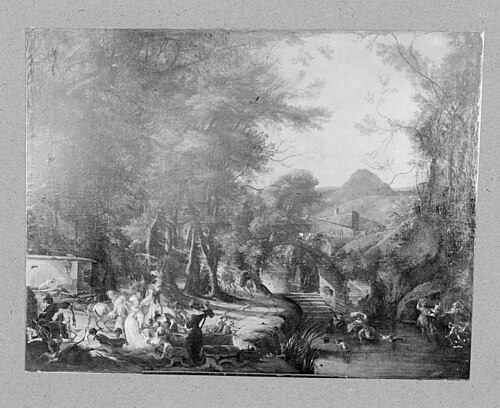 Repas de chasse, 1650, Jakob Ferdinand Saeys