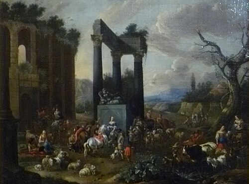 Cattle Market in Italy, , Jan Frans Soolmaker