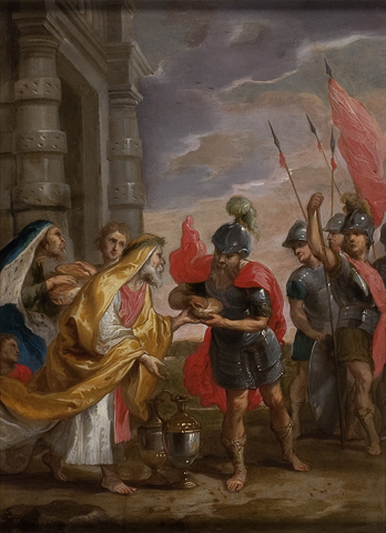 Abraham and Melchizedek, 1650, Victor Wolfvoet