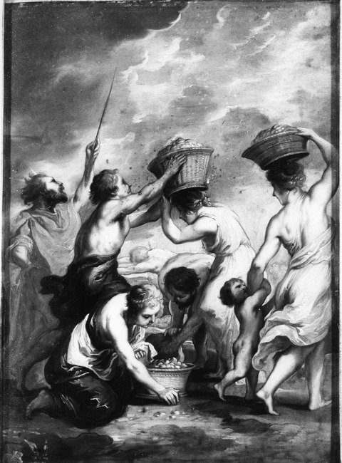 Gathering Manna in the Desert, 1638, Victor Wolfvoet