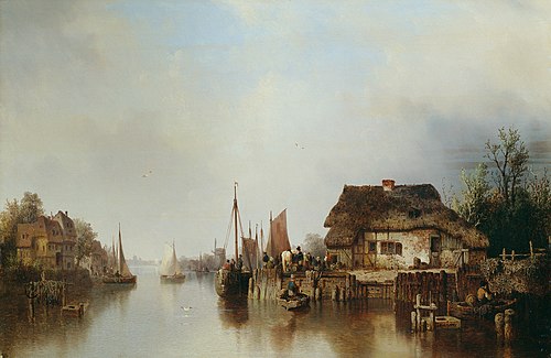 Scheldeufer, 1852, Ludwig Hermann
