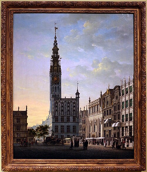 Veduta of Gdańsk, , Michael Carl Gregorovius