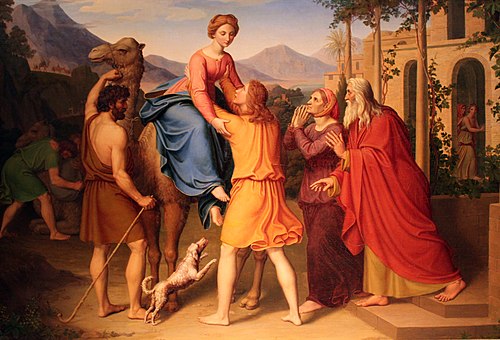 Tobias receives Sarrah at his parents' house, 1824, Peter Rittig