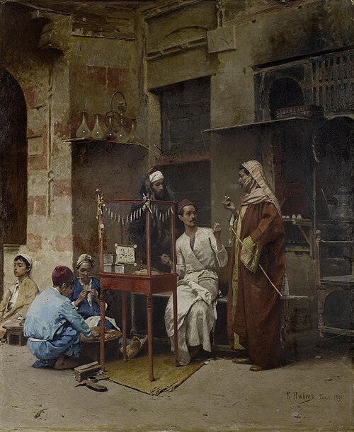 The tobacco seller, Cairo, , Raphael von Ambros