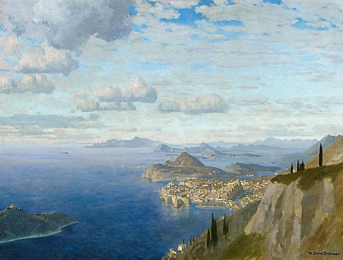 Blick auf Dubrovnik (Ragusa)., 1939, Zeno Diemer
