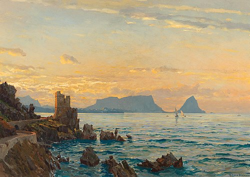 Capo Zafferano in the gulf of Palermo, 1939, Zeno Diemer