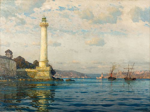 The Ahırkapı Lighthouse, 1950, Zeno Diemer