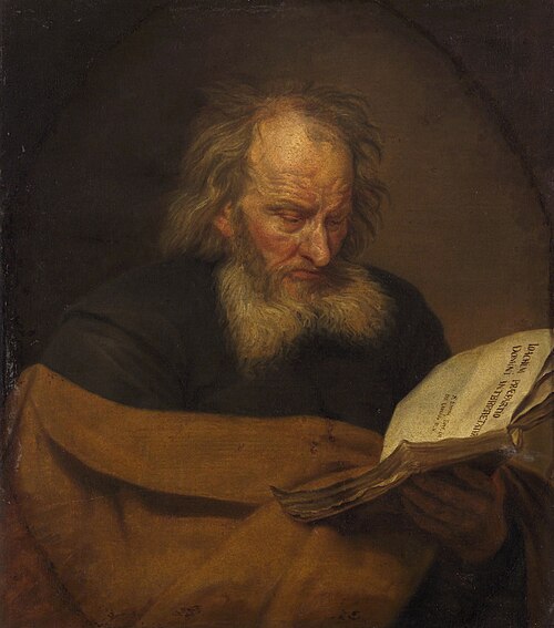 St Joachim Reading a Book, 1650, Michaelina Woutiers