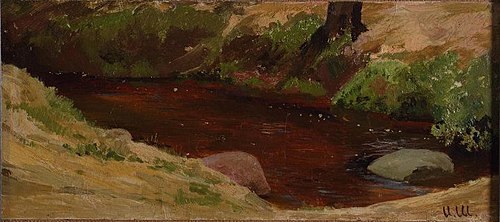 River bank, 1900, Ivan Chichkine