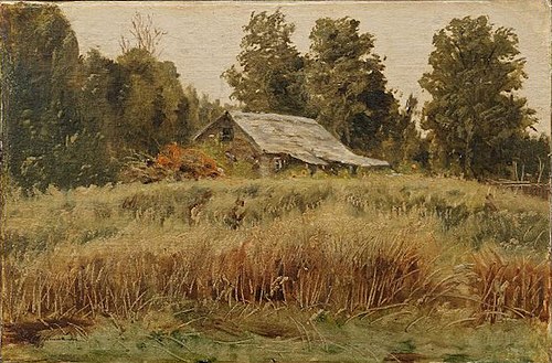 House on the edge, 1863, Ivan Chichkine