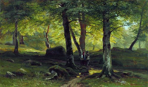 In the Grove, 1865, Ivan Chichkine