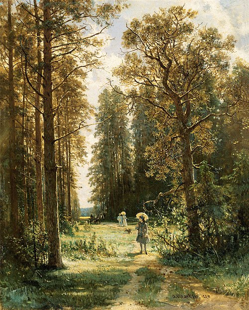 The Path in the Forest, 1880, Ivan Chichkine