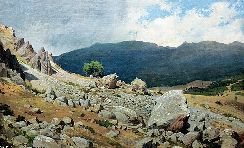 From Neighborhoods Gurzuf. Study, 1879, Ivan Chichkine