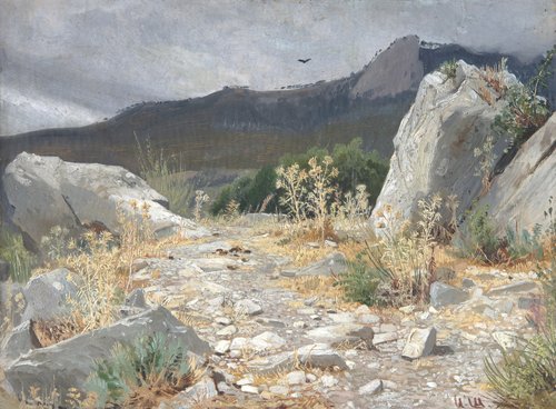 Mountain path. Crimea, 1879, Ivan Chichkine