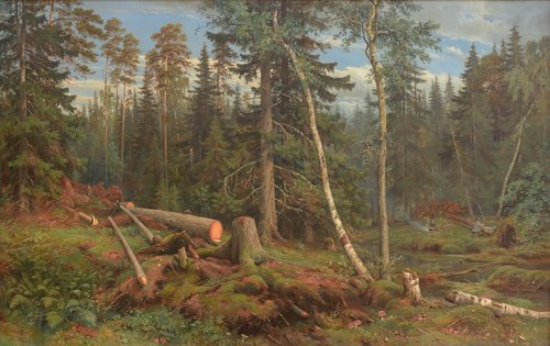 Lumbering, 1867, Ivan Chichkine