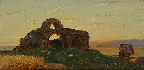 The Ruins of Bulgar. White House, 1861, Ivan Shishkin