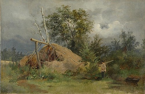 Hovel, 1861, Ivan Shishkin