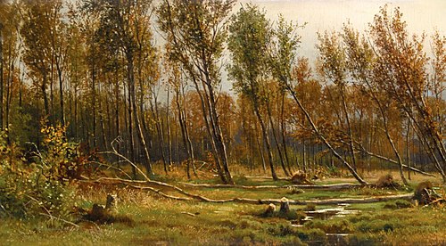 Birches after Storm, 1871, Ivan Shishkin