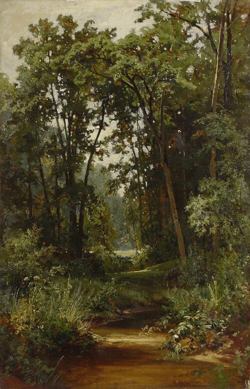 In the Forest, 1880, Ivan Shishkin