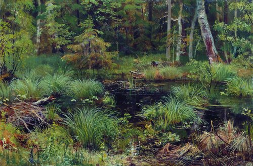 Spring in the Forest, 1892, Ivan Chichkine