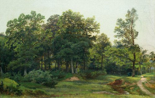 Deciduous forest, 1889, Ivan Chichkine
