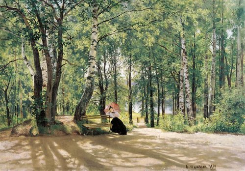 In the Dacha (Near Dacha), 1894, Ivan Shishkin