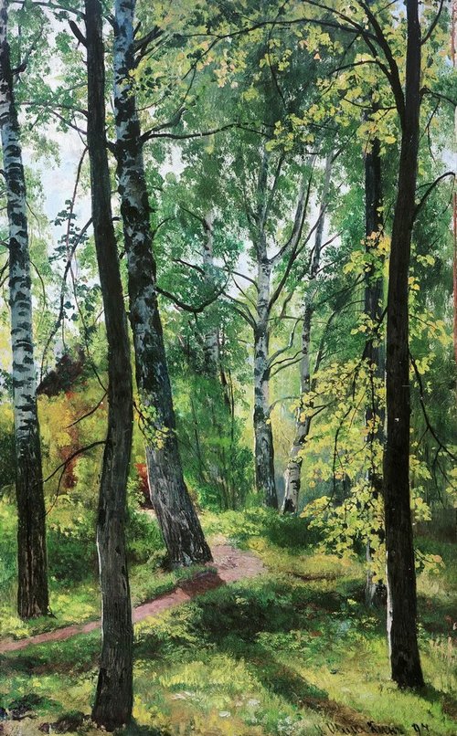 Deciduous Forest. Etude, 1897, Ivan Shishkin