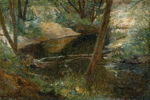 Лесной ручей, 1900, Ivan Shishkin