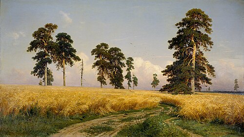 Champ de seigle, 1878, Ivan Chichkine