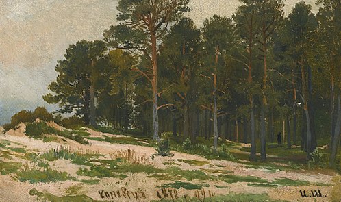 Pine Forest, 1872, Ivan Chichkine