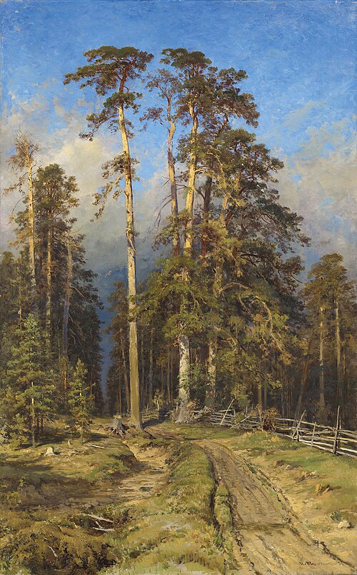 Pine Forest, 1897, Ivan Chichkine