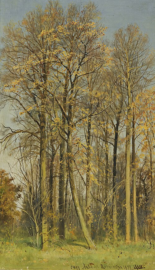 Rowan Trees in Autumn, 1892, Ivan Chichkine