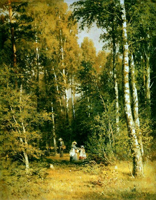 Birch grove, 1878, Ivan Chichkine