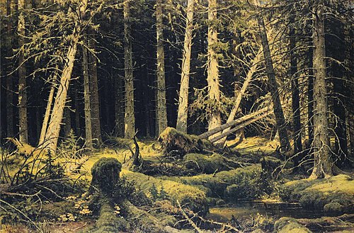 Wind-Fallen Trees, 1888, Ivan Shishkin