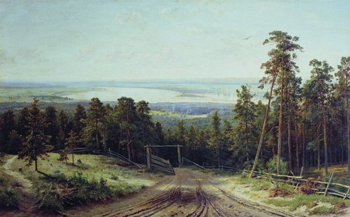 Kama near Yelabuga, 1895, Ivan Chichkine