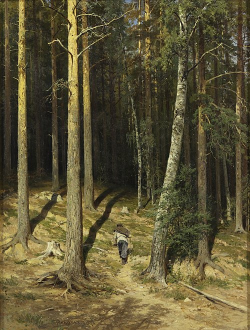 A pine forest, 1878, Ivan Chichkine