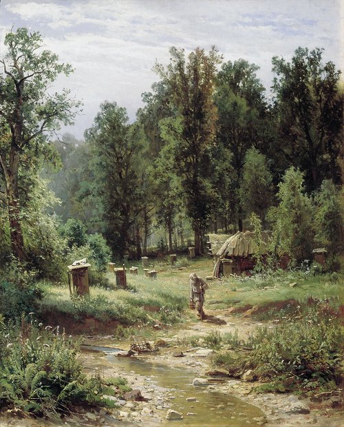 An Apiary in the Forest, 1876, Ivan Chichkine