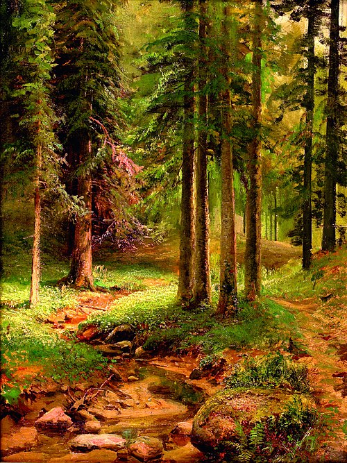 Forest landscape, 1900, Ivan Chichkine