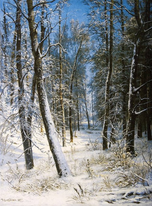 Winter in the forest (Frost), 1877, Ivan Shishkin