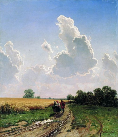 Noon. Neighborhoods of Moscow. Bratsevo, 1866, Ivan Chichkine