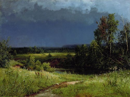 Before a thunderstorm, 1884, Ivan Chichkine
