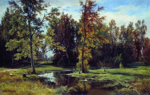 Birch forest, 1871, Ivan Chichkine