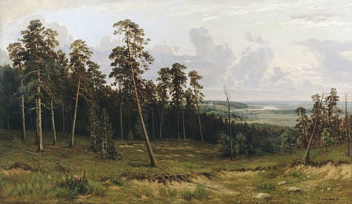 Landscape with forest, 1878, Ivan Chichkine