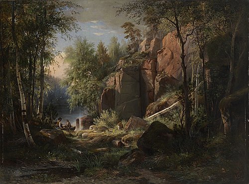 View of Valaam Island. Kukko, 1860, Ivan Chichkine