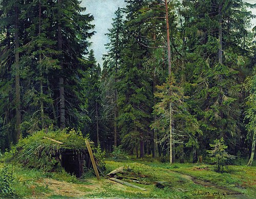 Forest lodge, 1892, Ivan Chichkine