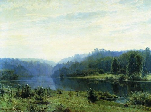 Foggy morning, 1885, Ivan Chichkine