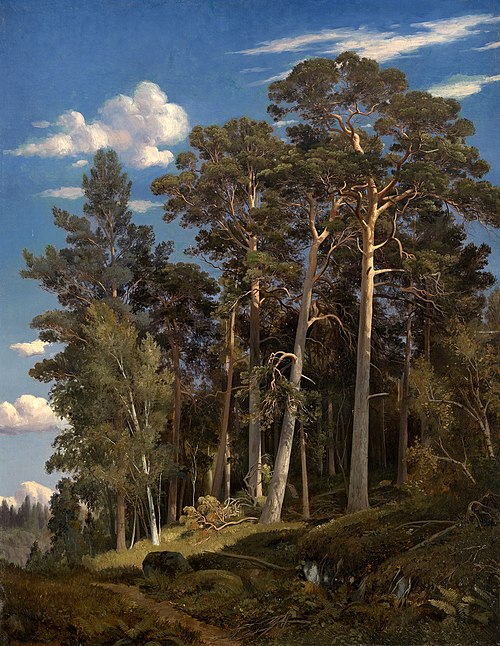 Pine Forest, 1866, Ivan Chichkine
