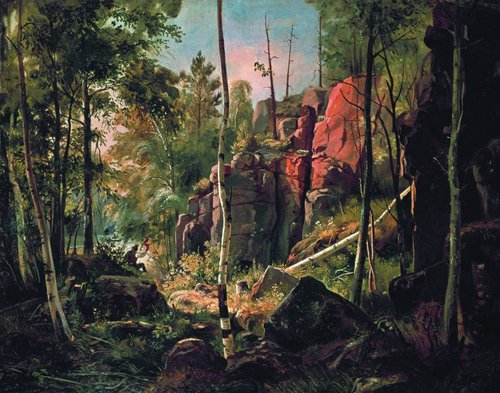 View of Valaam Island. Kukko, 1859, Ivan Shishkin